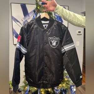 Men’s Las Vegas Raiders starter bomber jacket
